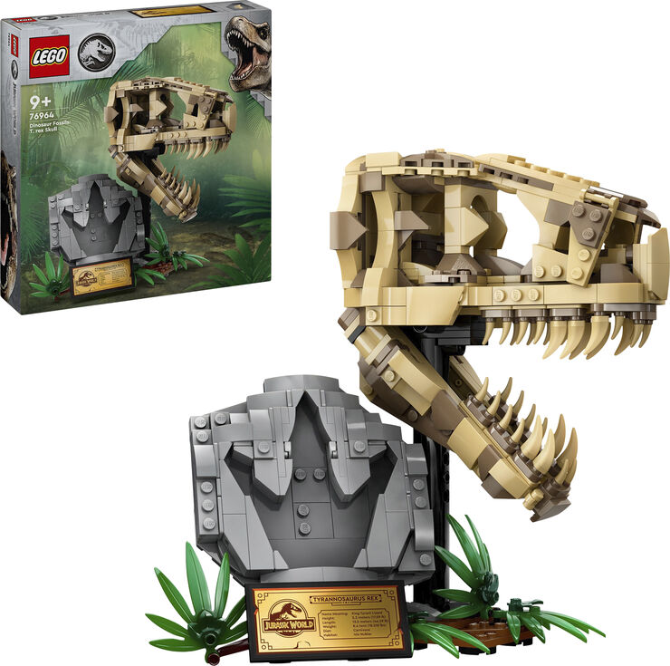 Lego Dinosaurfossiler T-Rex kranium 76964