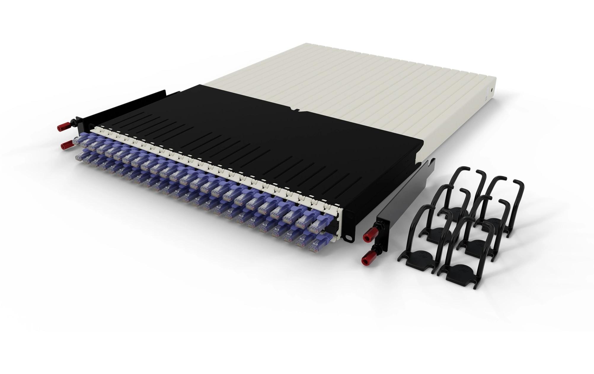 patchbox.one / 30RU / Cat 6A, UTP, 1.8 m, Violett<br>All-in-One Lösung für Ordnung im Netzwerkschrank