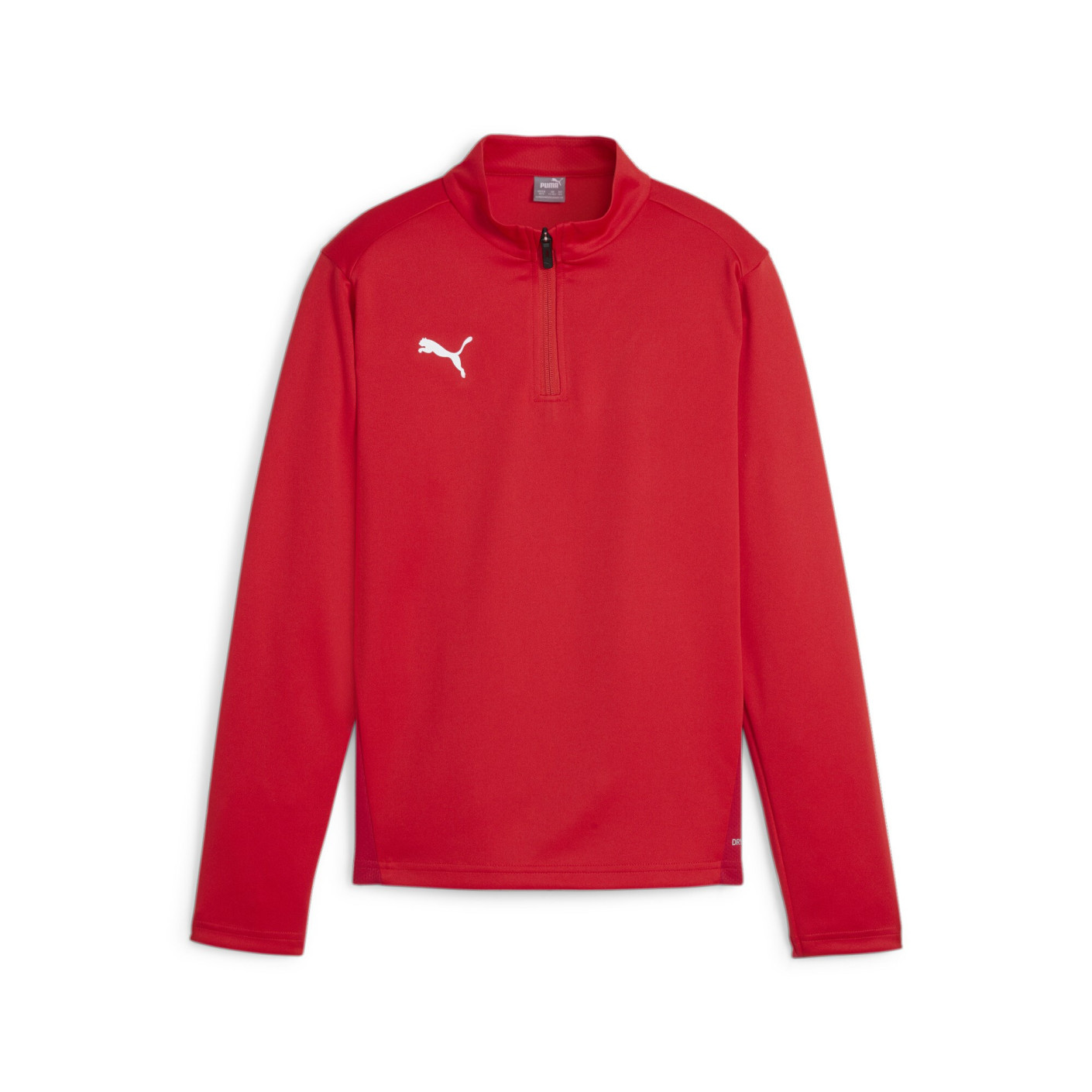 PUMA teamGOAL Trainingspak 1/4-Zip Kids Rood Zwart Wit