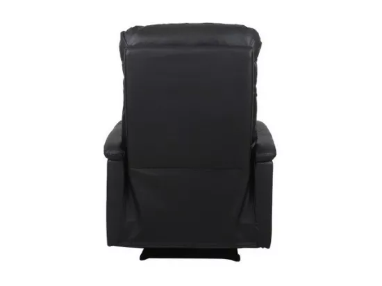 Fauteuil relaxation relevable manuellement BERLIN coloris noir
