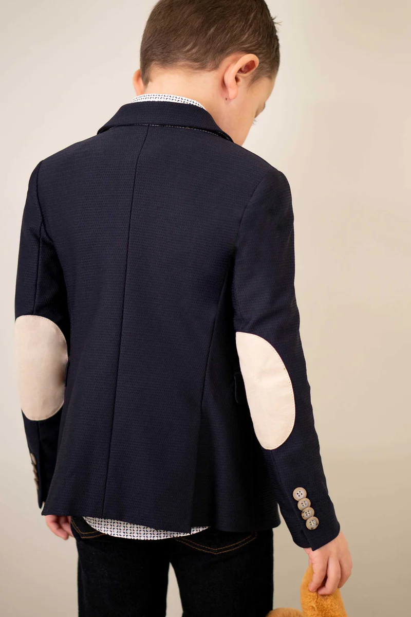 Veste casual bleu marine 