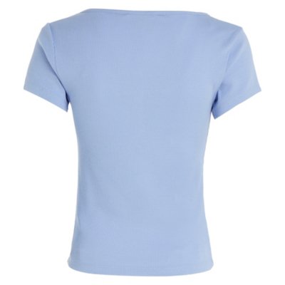 Tee-shirt à manches courtes femme Tjwbyutton Rib TOMMY HILFIGER