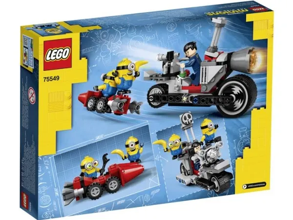 LEGO Minions 75549 Ustoppelig motorcykeljagt