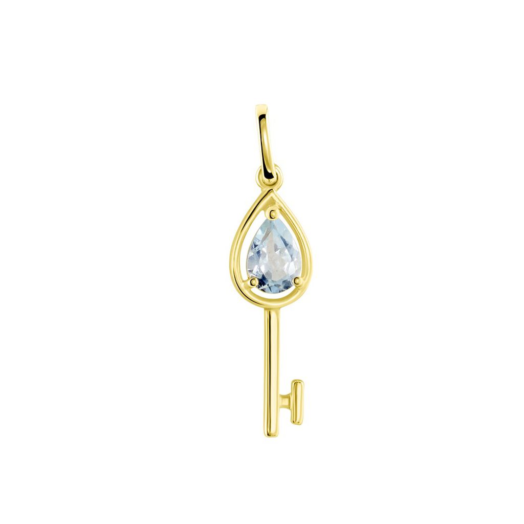 Pendentif Or Jaune Goran Topaze