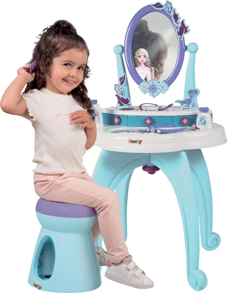 LA REINE DES NEIGES COIFFEUSE 2 EN 1