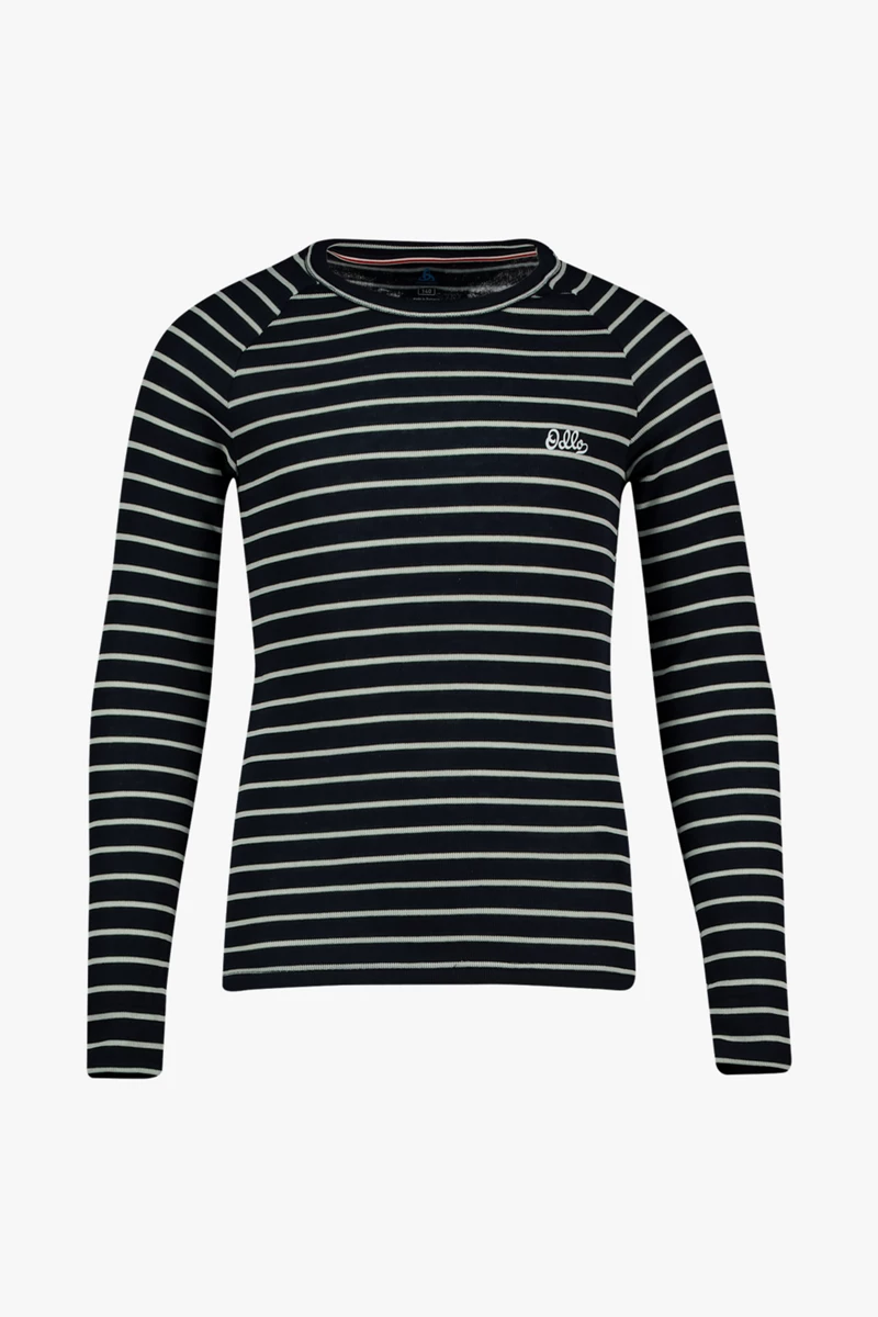 Odlo Active Warm Originals ECO Stripes Kinder Thermo Longsleeve