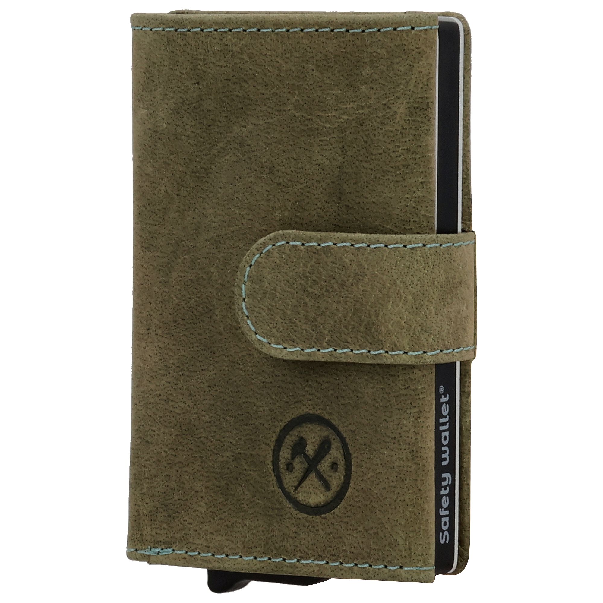 Hide & Stitches Idaho Assorti Safety Wallet Olive