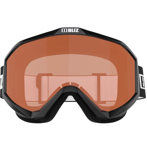 Masque de ski BLIZ LINER BLACK-WHITE LOGO ORANGE