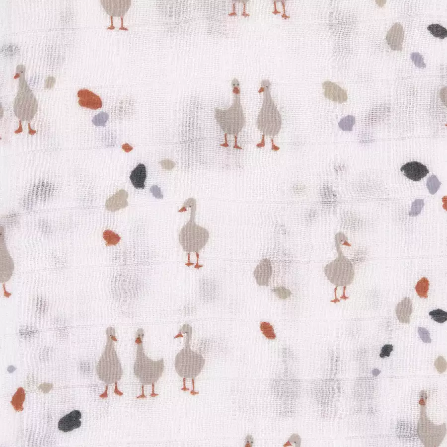 LÄSSIG Mulltücher L 3er Pack Tiny Farmer Speckles
