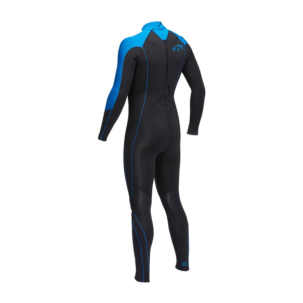 Billabong ABSOLUTE FULL BACK ZIP - Combinaison intégrale 3/2mm Homme surf blue