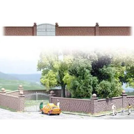 Busch 6014Steinmauer mit Tor