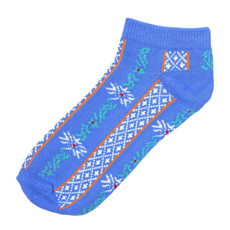 3er Set Sneaker Socks Ethno Set von 3 Paar Socken