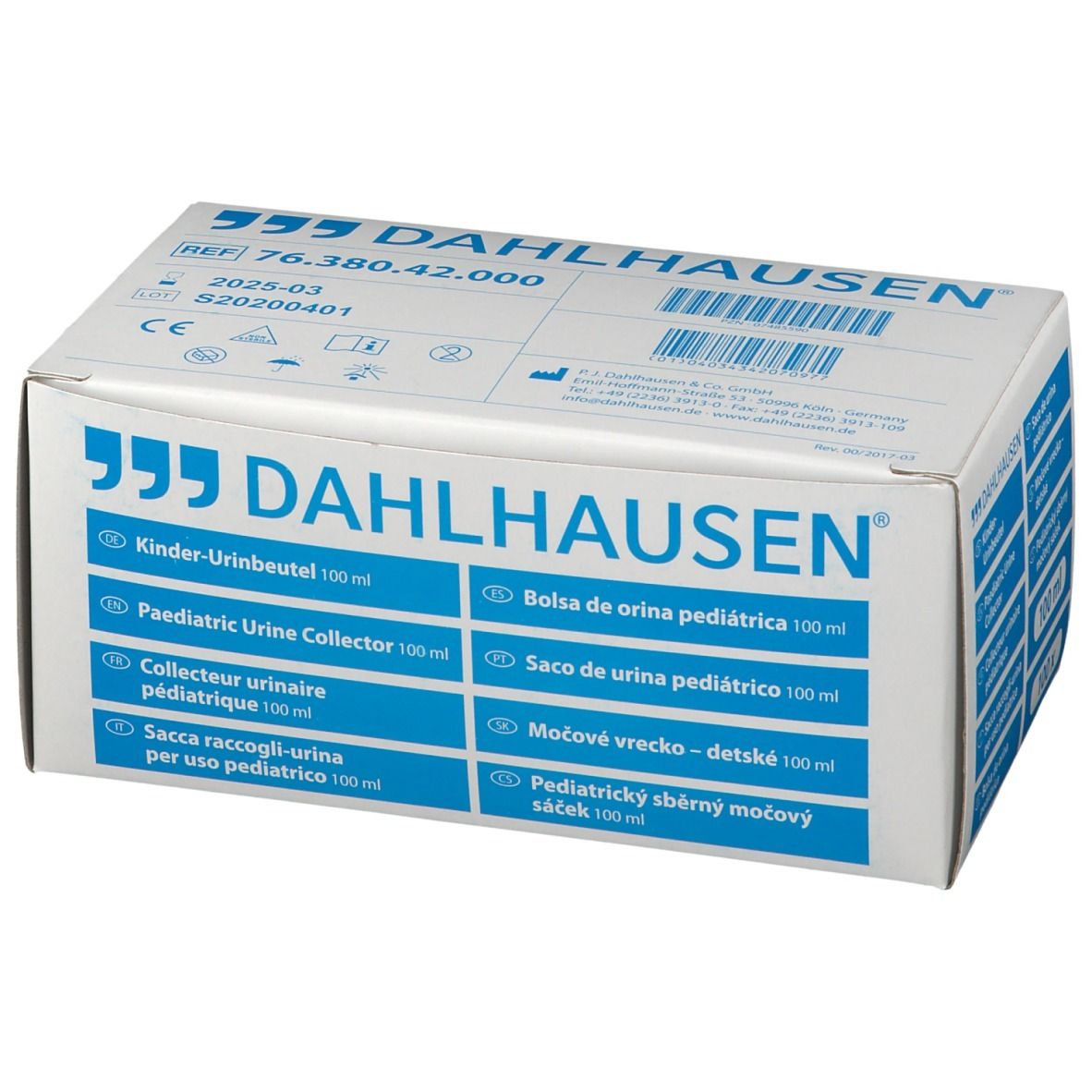 Urinbeutel für Kinder 100 ml