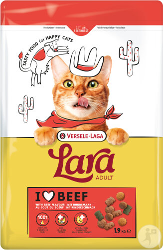 Lara Adult Chats Au Goût De Bœuf 1,9kg