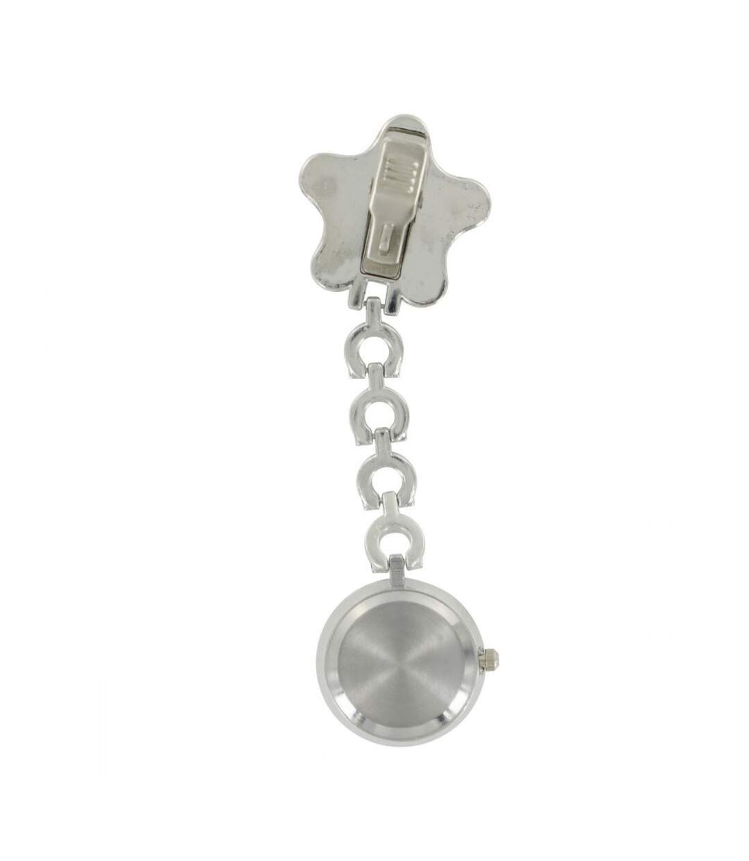 Montre Infirmière Etoile en Métal Blanc KRAZY