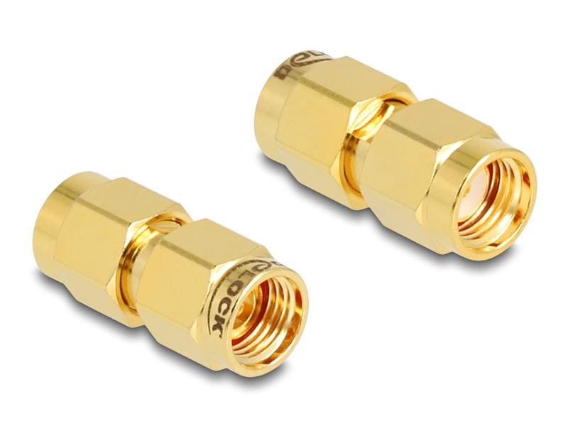Delock Antennenadapter RP-SMA Stecker (m) - RP-SMA Stecker Delock Adapter RP-SMA Stecker zu RP-SMA Stecker