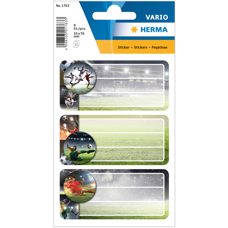 Herma Buchetiketten, Fussball