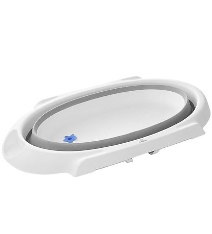 BabyDan Badewanne m. Badewanne - 30 L - Faltbar - Weiß