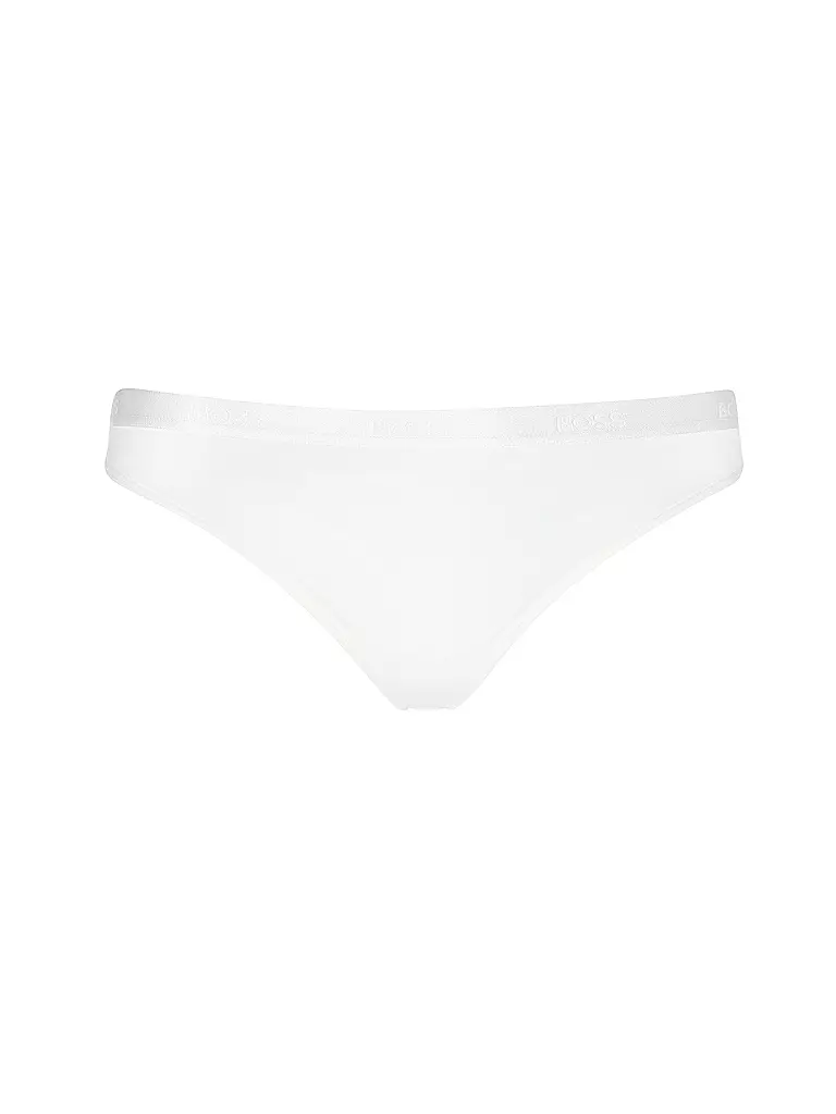 BOSS String open white creme