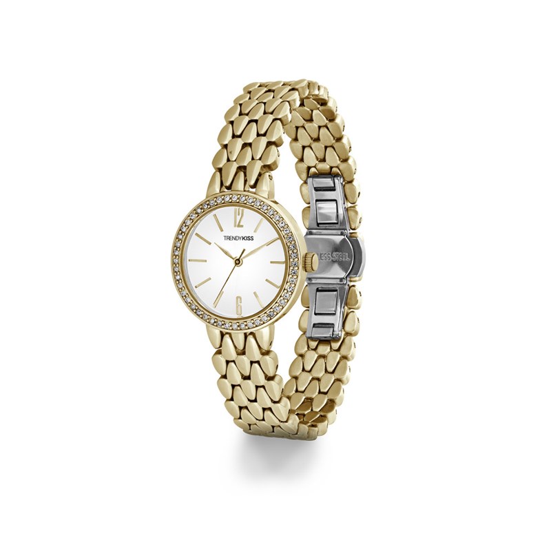 Montre femme analogique Trendy Kiss - Bracelet métal - Barbara