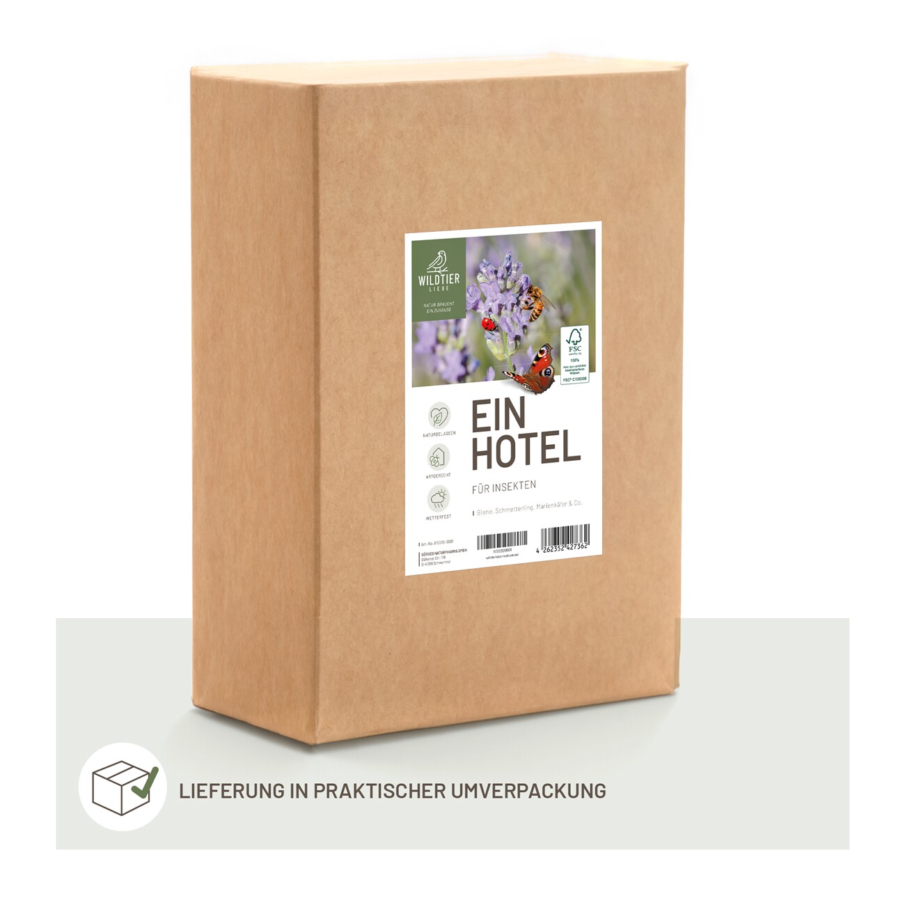 wildtier liebe Insektenhotel inkl. Lockstoff