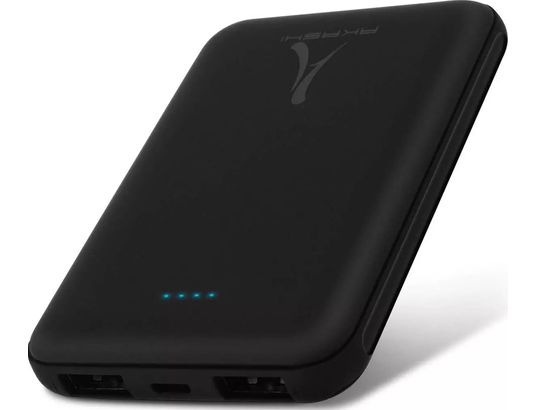 AKASHI - Batterie externe Power Bank Fast Charge 5000mAh - ALTPB5COMPBLK