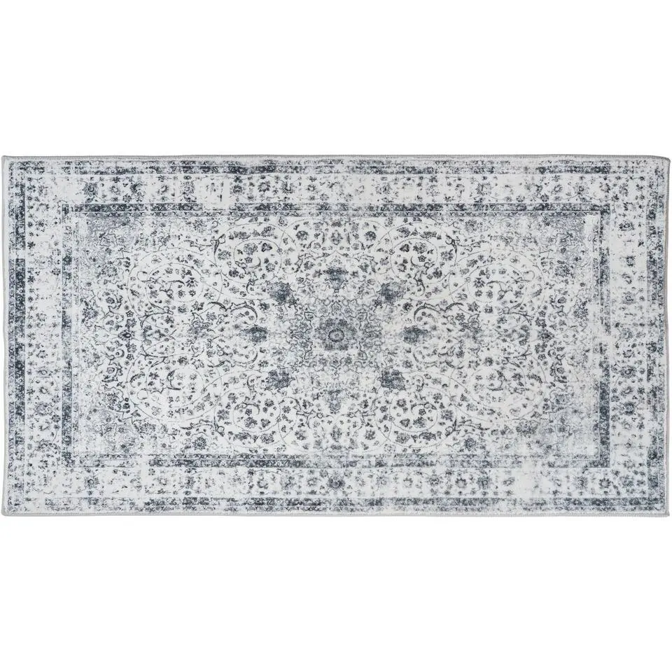 tectake® Vintage design vloerkleed Aliya, laagpolig 60 x 110 cm