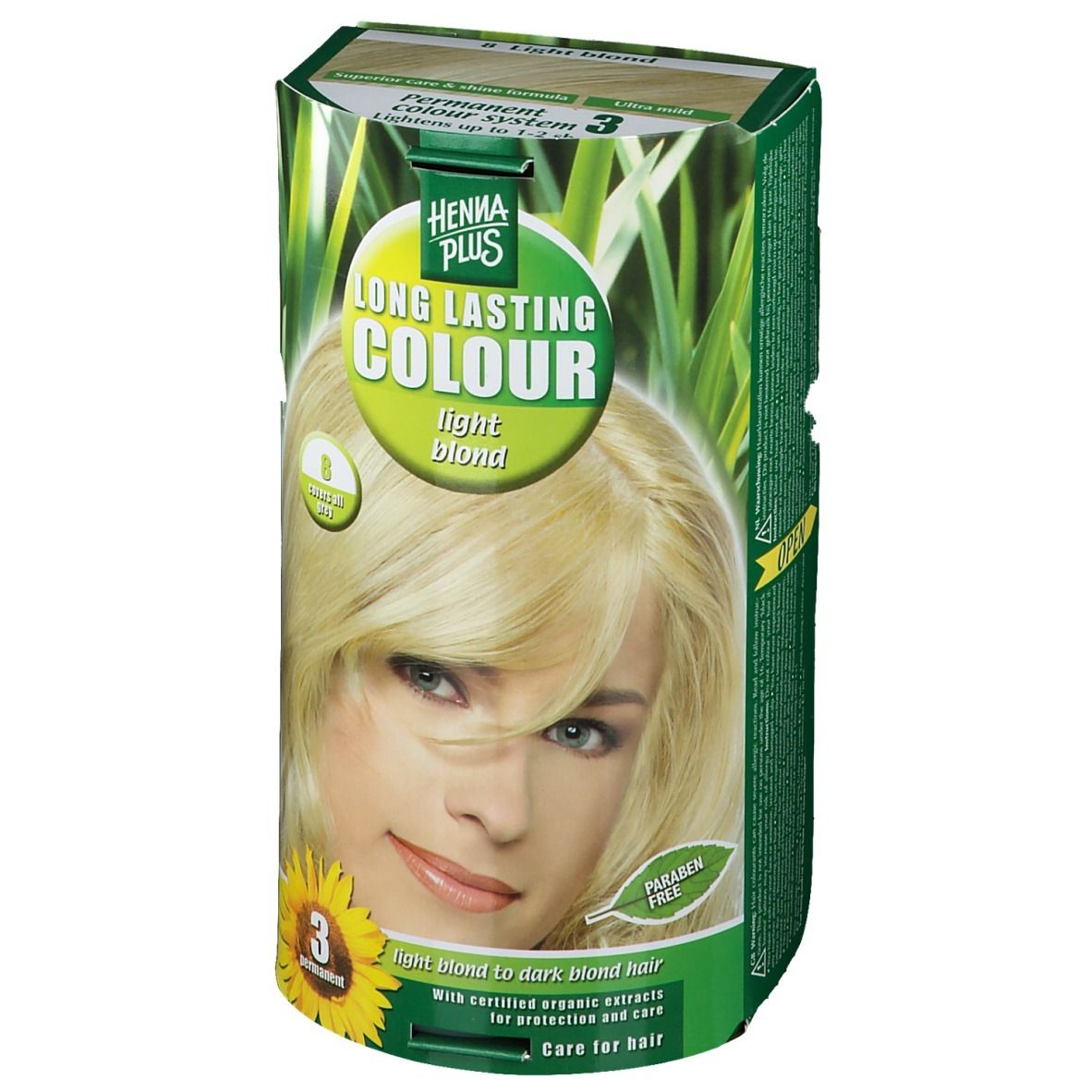 Hennaplus Long Lasting Light Blond 8