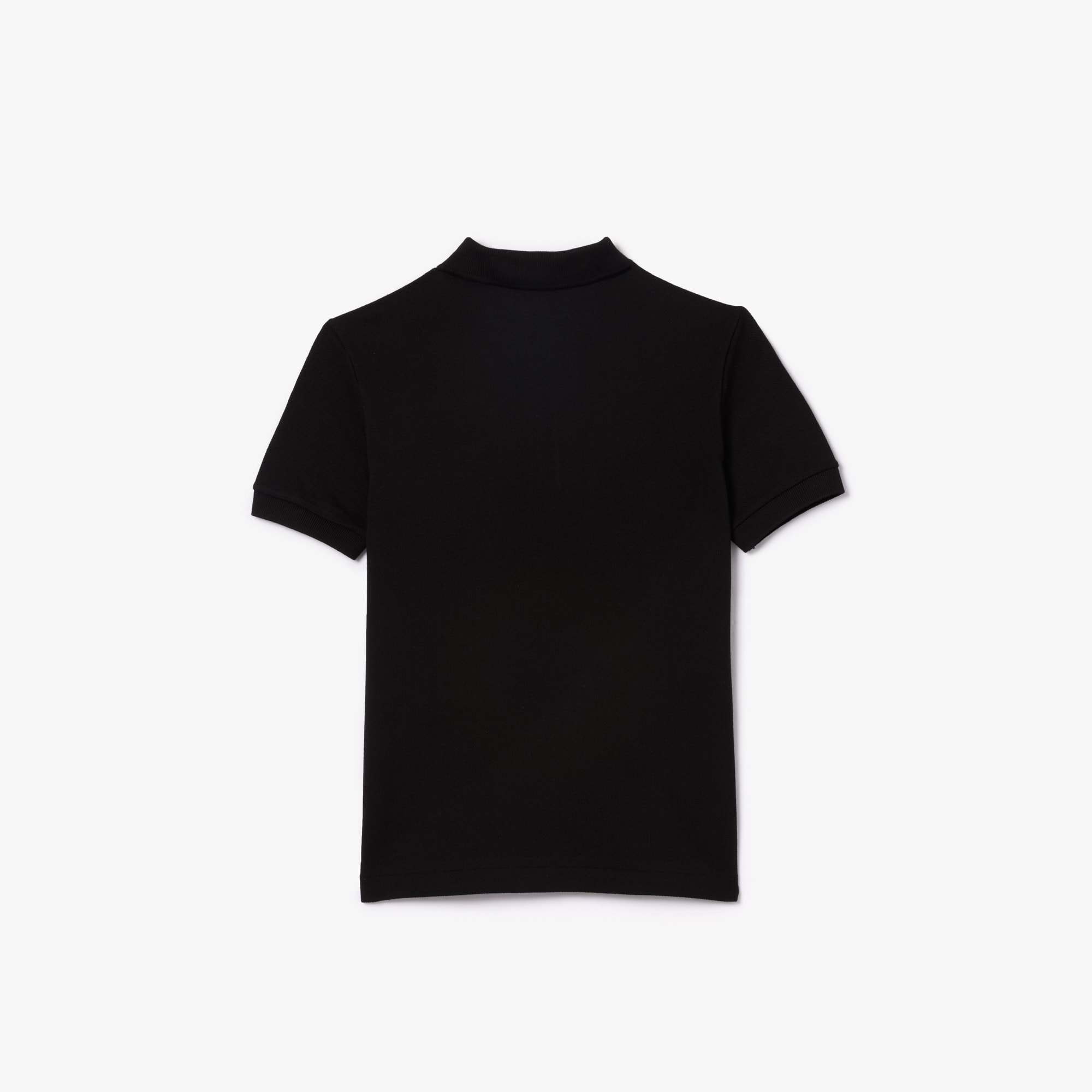 Polo enfant Lacoste regular fit en petit piqué uni Polos - Noir - Lacoste - Enfant
