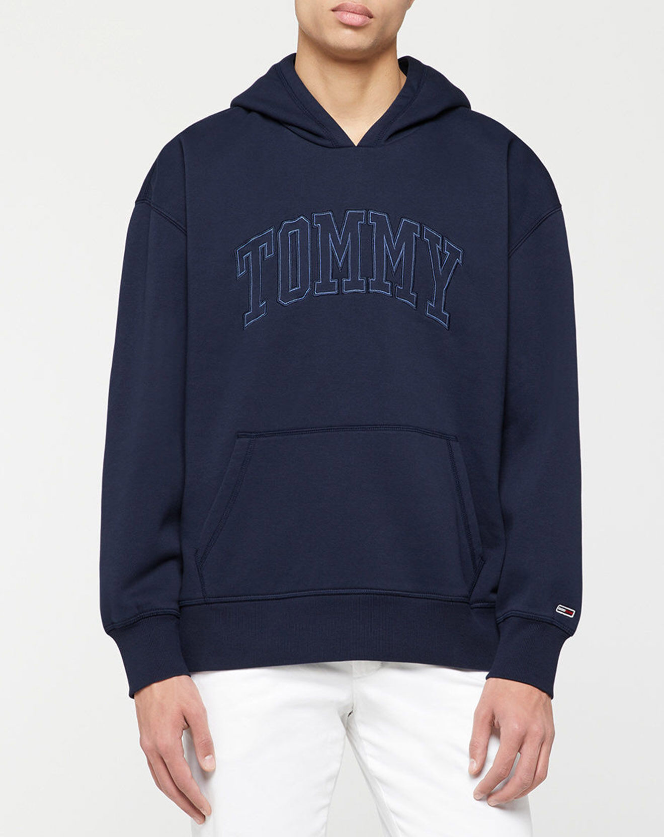 Tommy Jeans Sweat à capuche College bleu marine