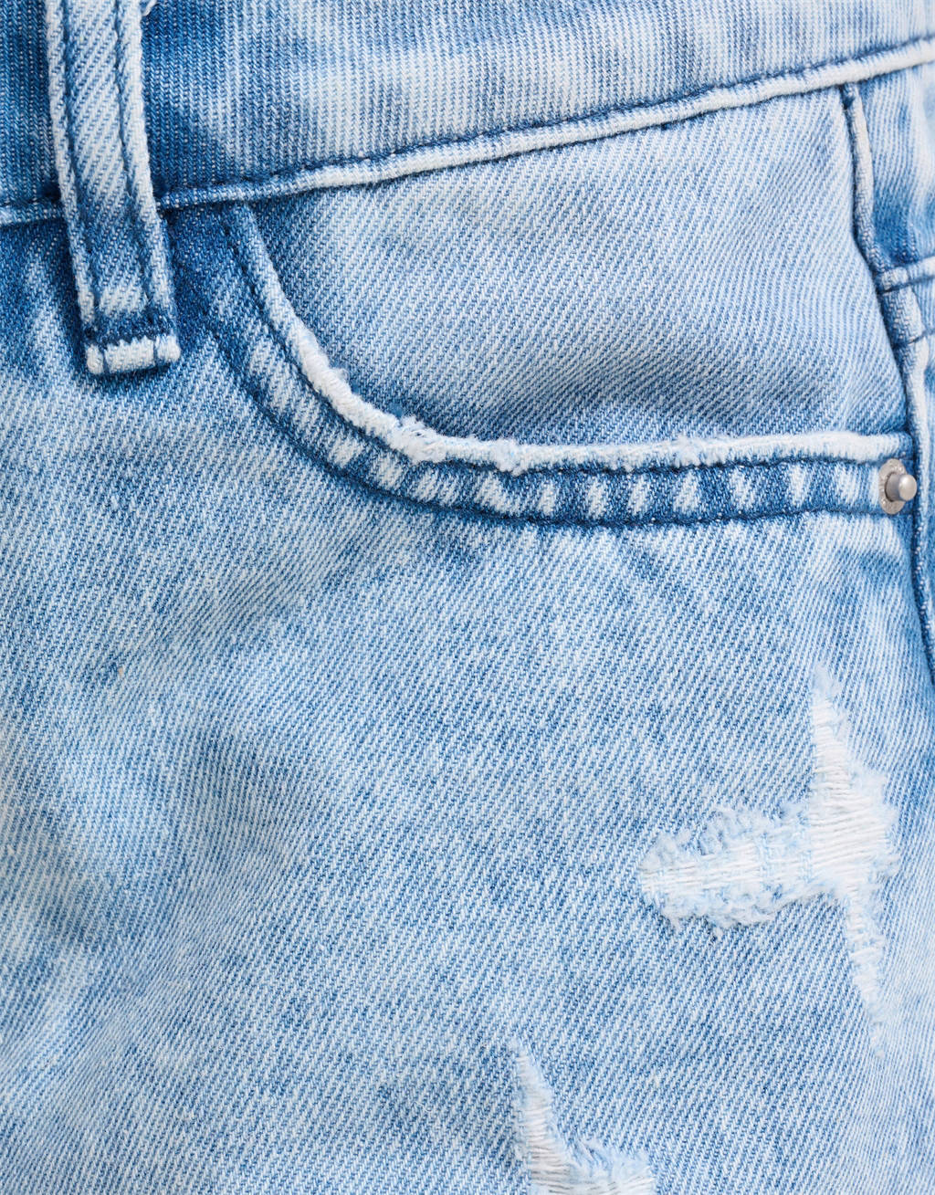 Shoeby high waist regular fit denim short bleached