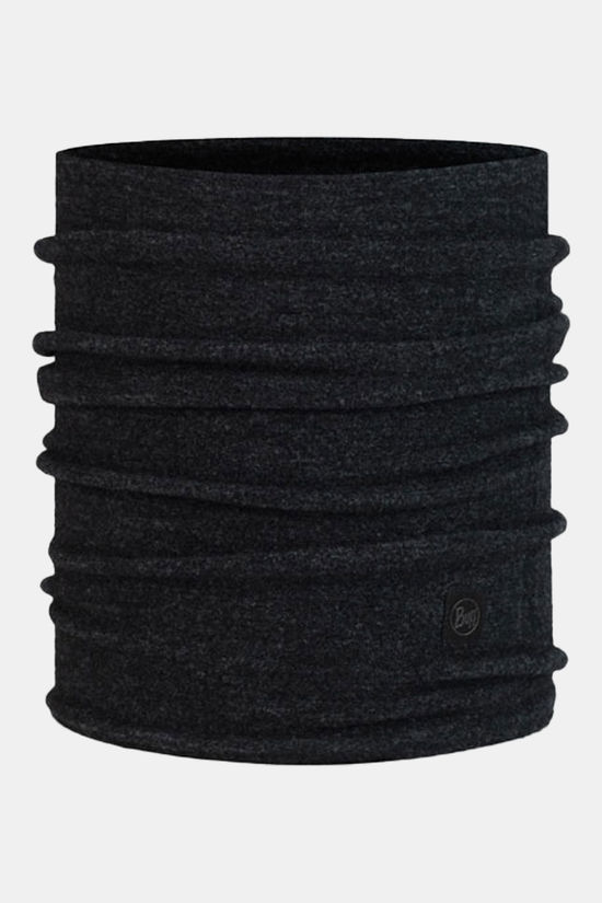 Buff Buff Merino Fleece Solid Black Buff