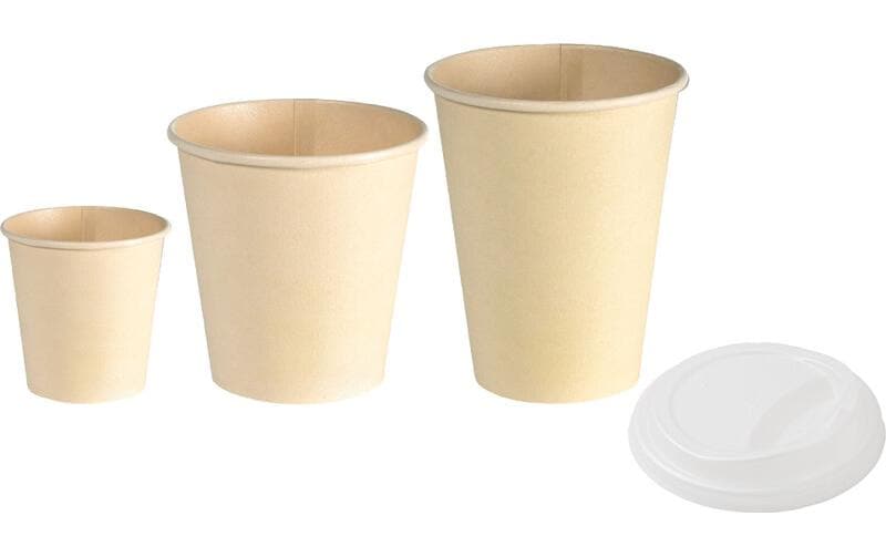 Einwegbecher Sweet Cup 24 cl 800 Stk/Krt (16 x 50 Stk)Bagassebecher