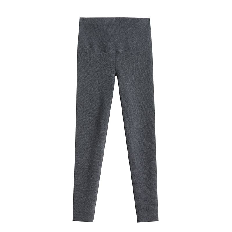 NEUF - Zwangerschapslegging met hoge taille en effen kleur