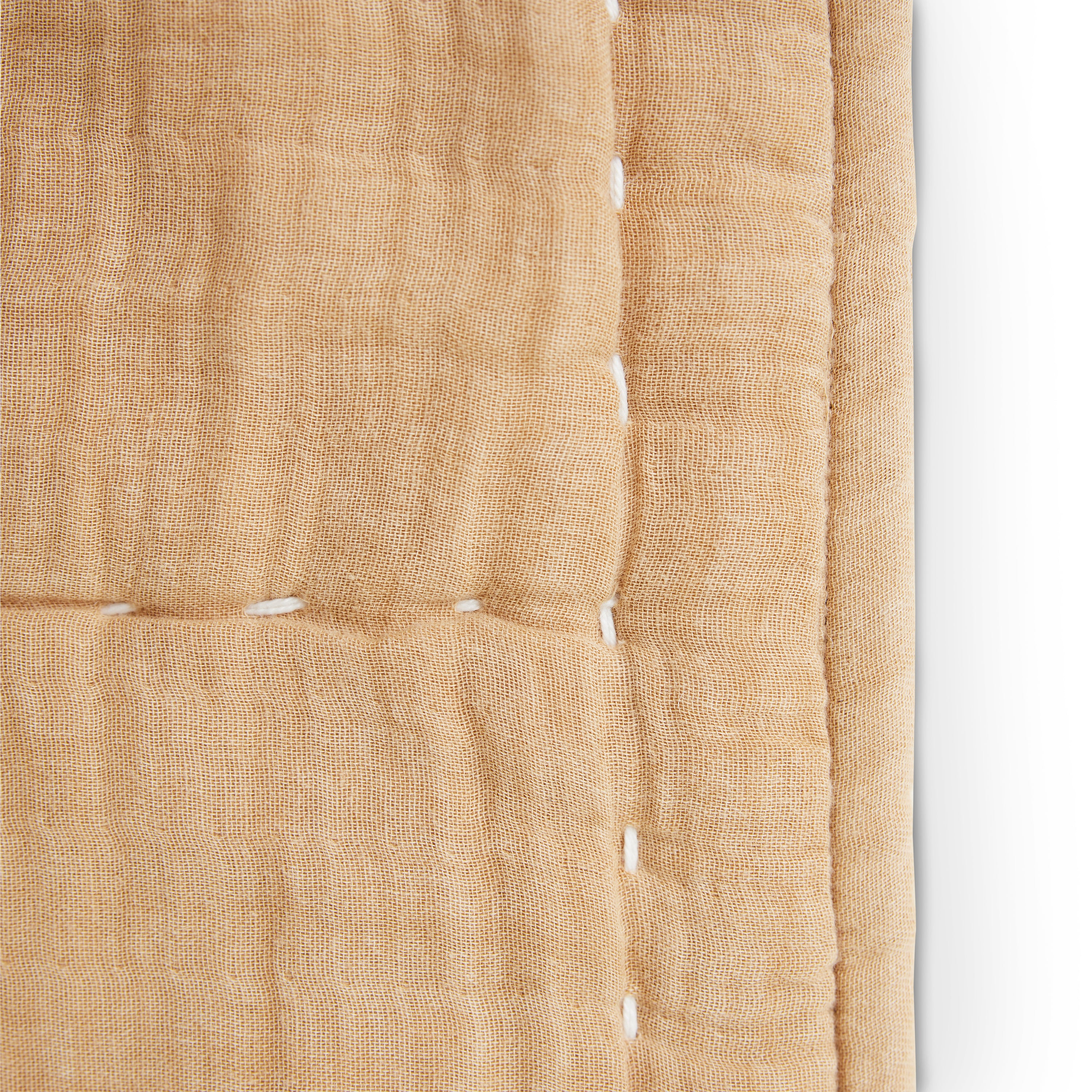 HKliving Quilted Plaid 170 x 130 cm - Sand