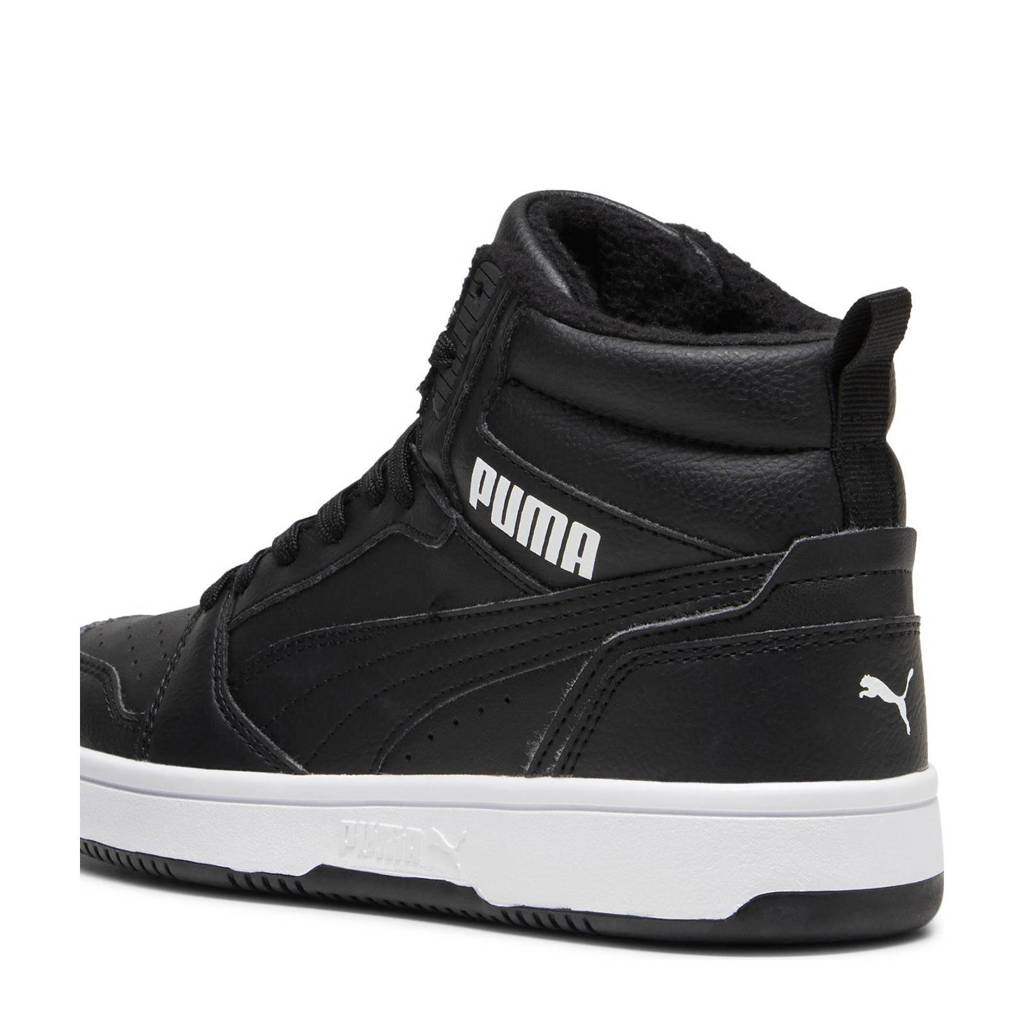 Puma Rebound v6 Mid V6 Mid sneaker zwart/wit