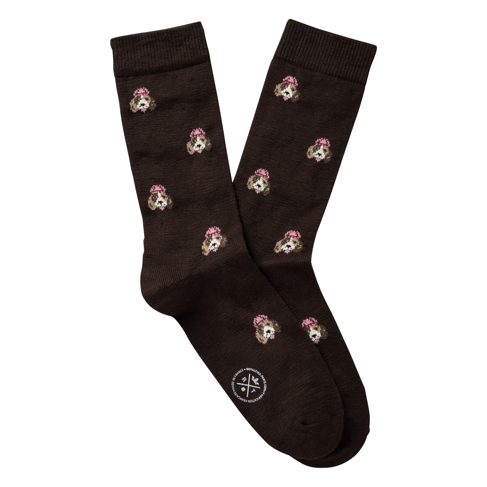 ELLIOT - Chaussettes en coton mélangé | Marron
