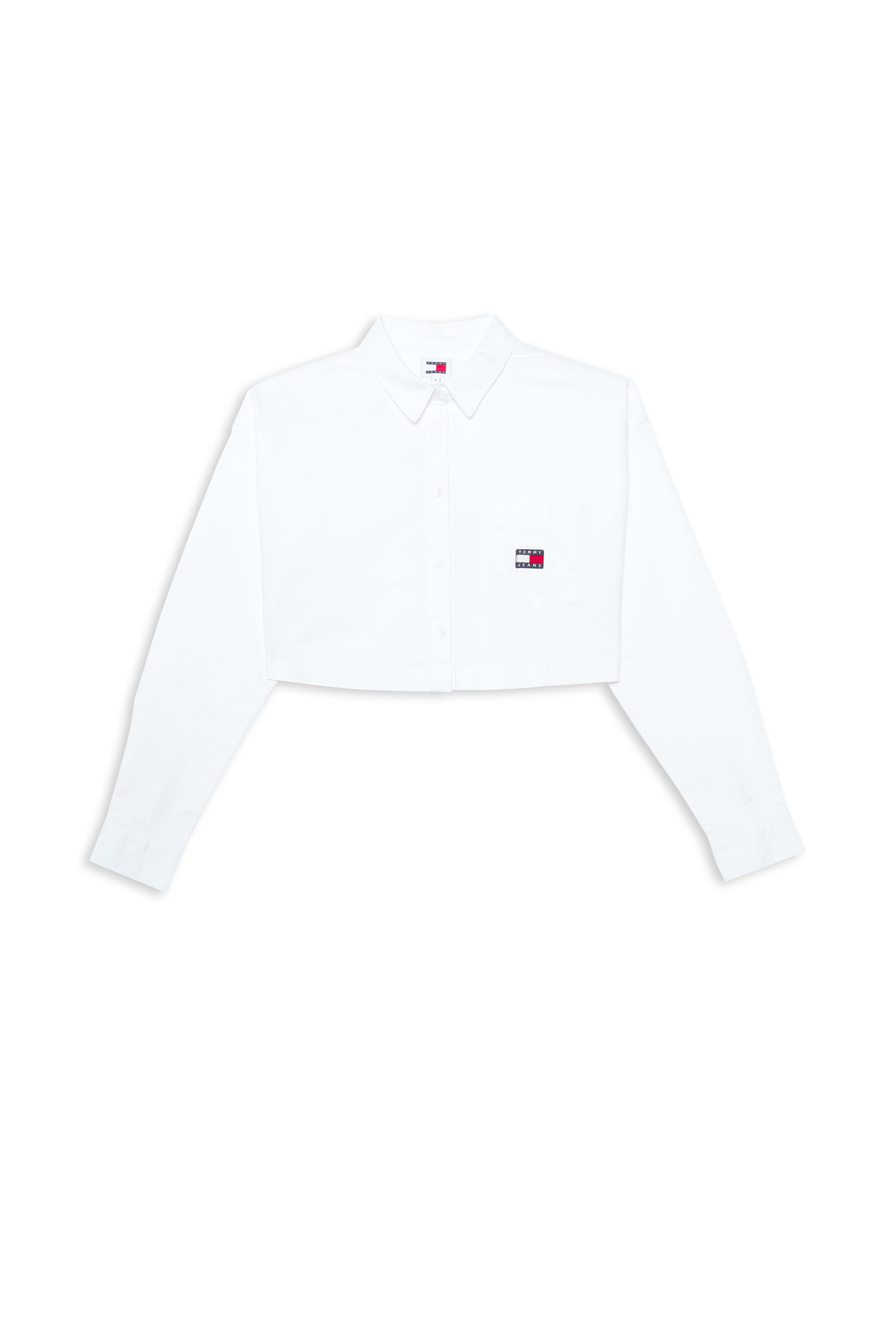 TOMMY JEANS Chemise TJW CRP BADGE SHIRT Blanc