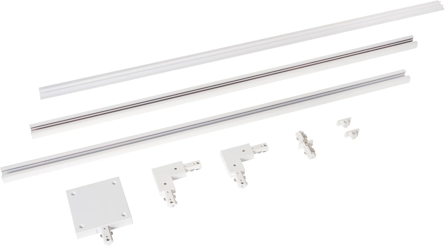 Lucide TRACK Starter-Set - 1-Phasen Stromschiene/Schienensystem - 2 Meter - Weiss