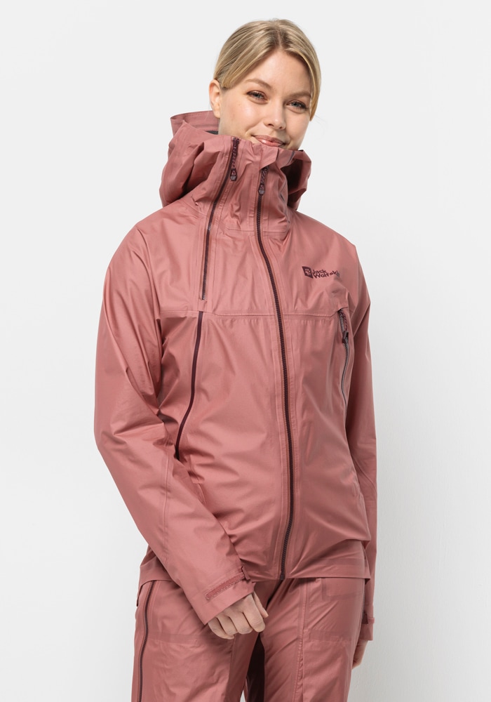 Jack Wolfskin Skijacke »ALPSPITZE AIR 3L JKT W« mit Kapuze
