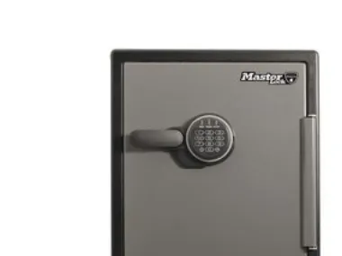 Master Lock XX-Large No. LFW205FYC - Pengeskab - solidt stål - sort, mediumgrå