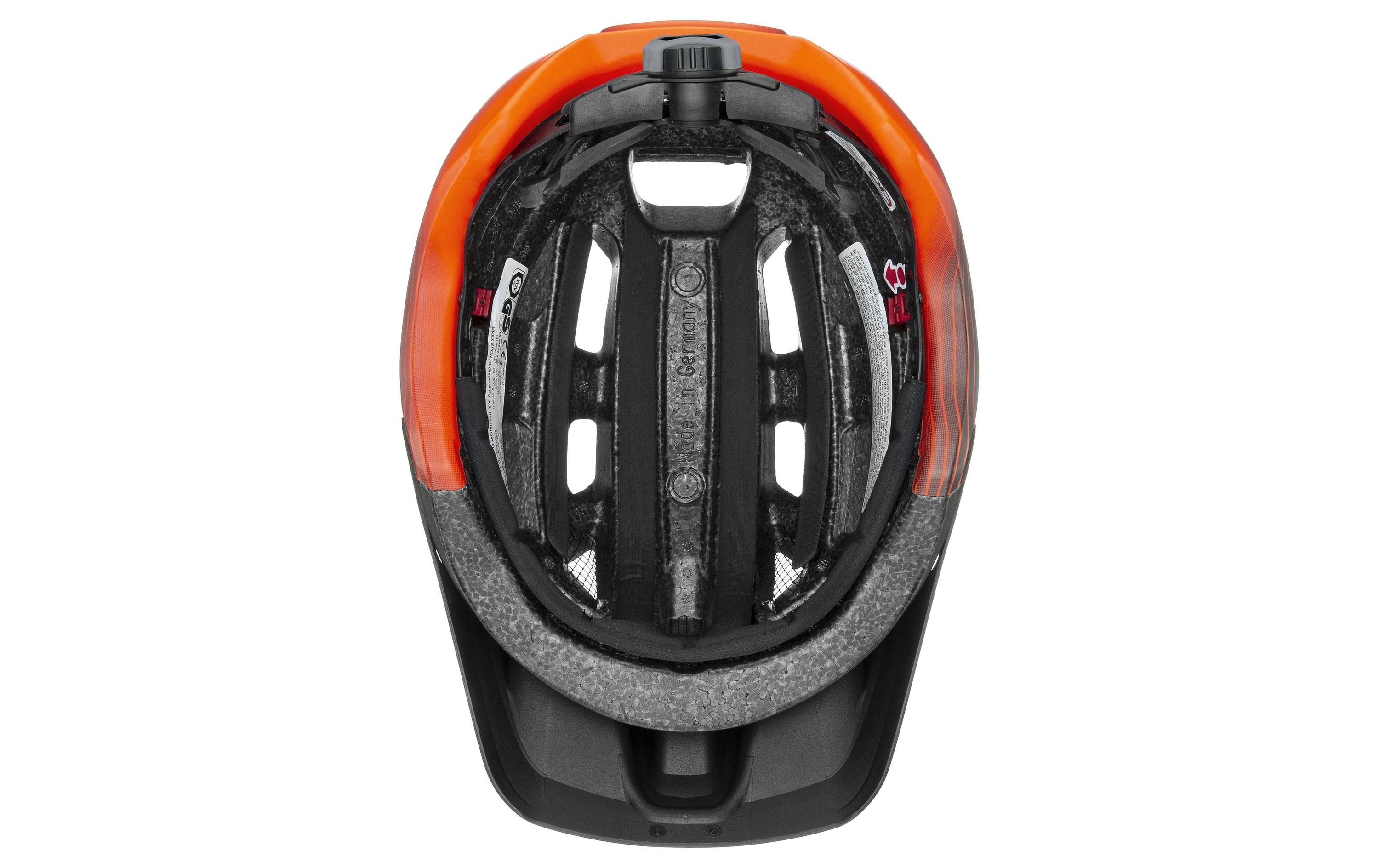 Helm Finale 2.0 Tocsen 52-57 cm, Orange/Schwarz<br>Enduro-Helm mit Tocsen-Sensor
