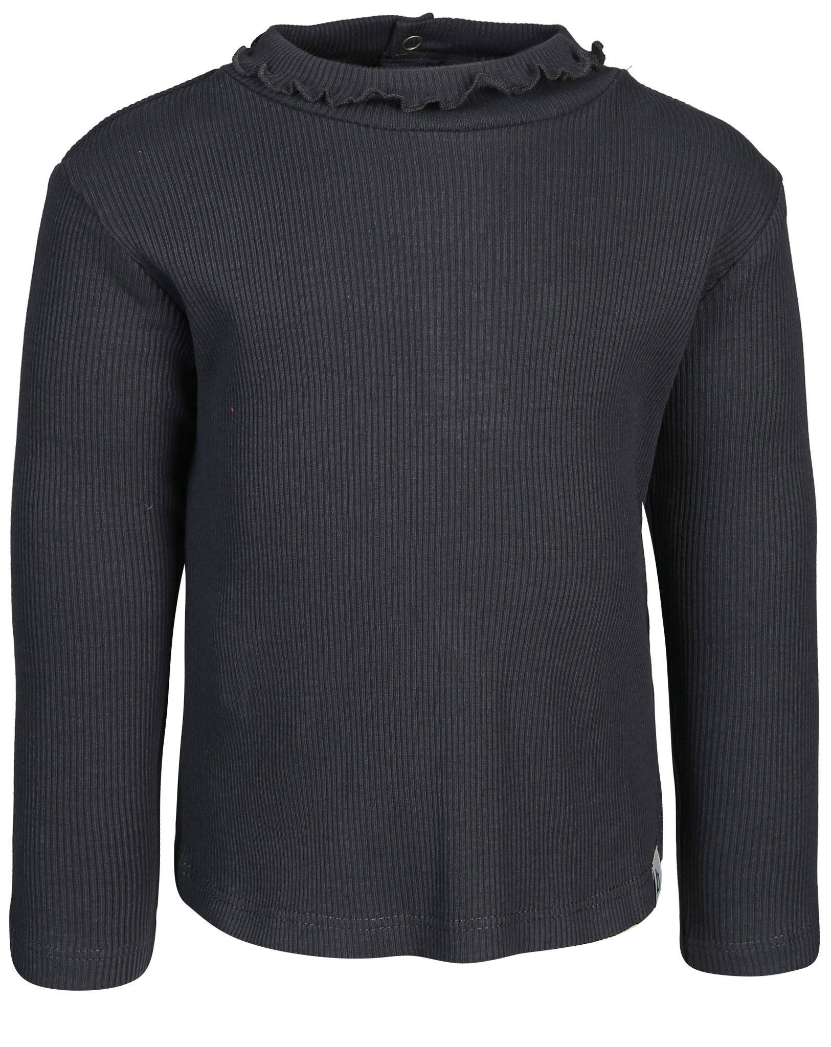 Langarmshirt SOLID in anthrazit