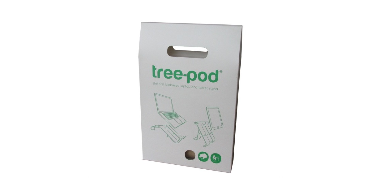 R-Go ToolsTreepod Bio-based Laptop en Tabletstandaard  (Wit)