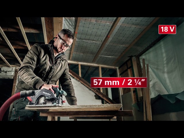 Metabo KS 18 LTX 57 18V Li-Ion accu cirkelzaag body in metaBOX - 165mm