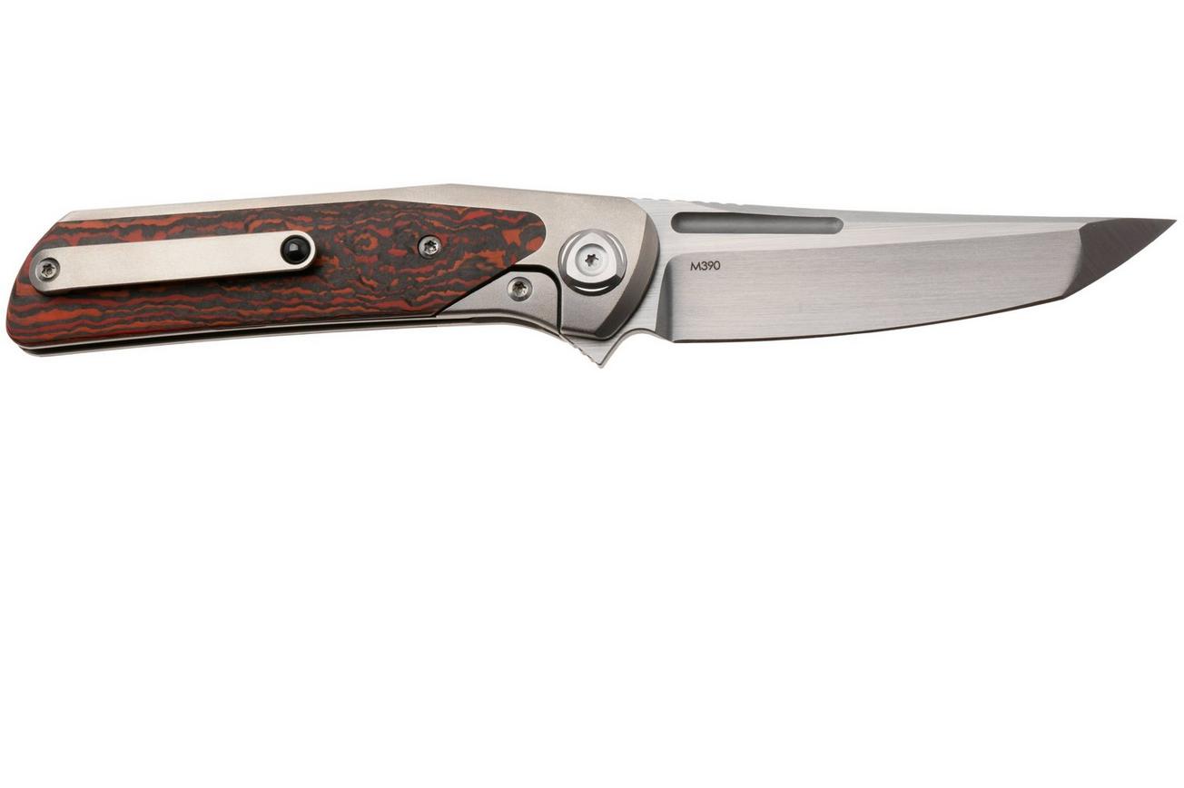 Liong Mah Warrior 3, Satin M390, Mars Valley Carbonfiber Titanium, zakmes