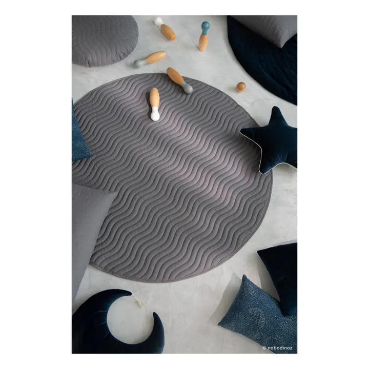 Nobodinoz Tapis de jeu Kiowa 105 cm | Gris