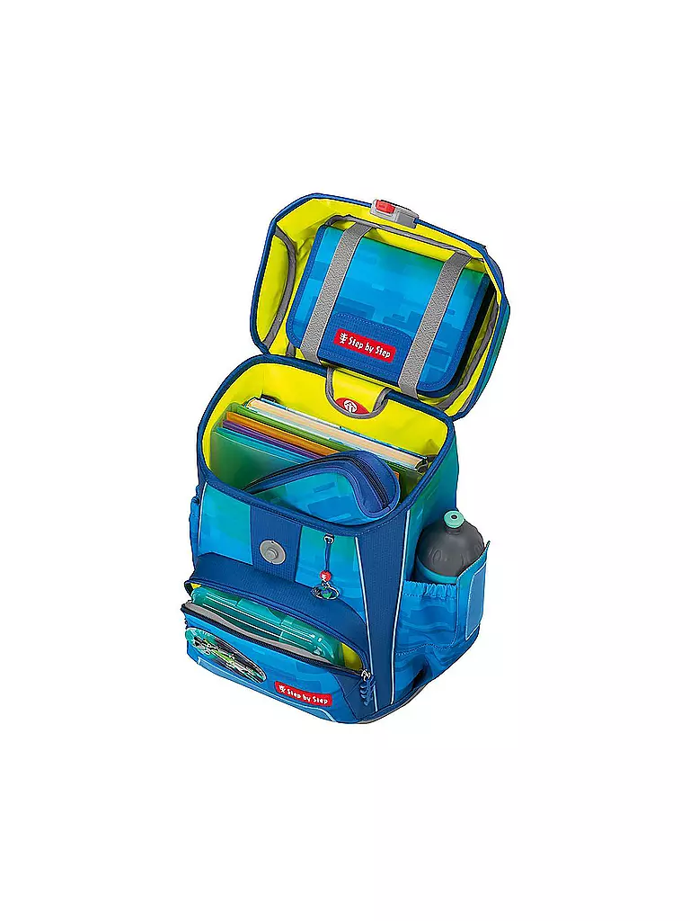 STEP BY STEP Schultaschen Set 5-teilig  CLOUD Ocean Space Craft Spike  blau