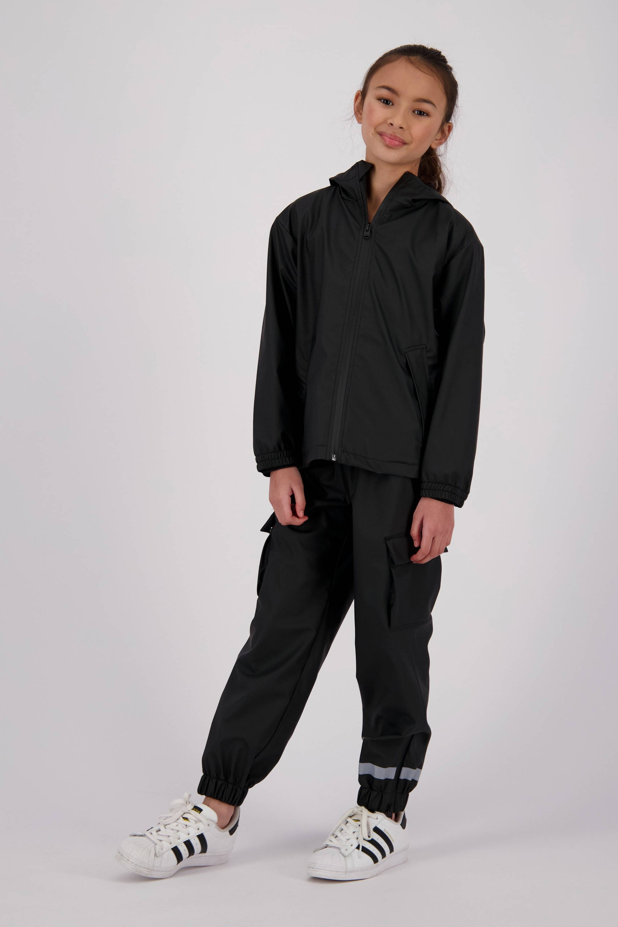 Vingino kids regenbroek Storm zwart