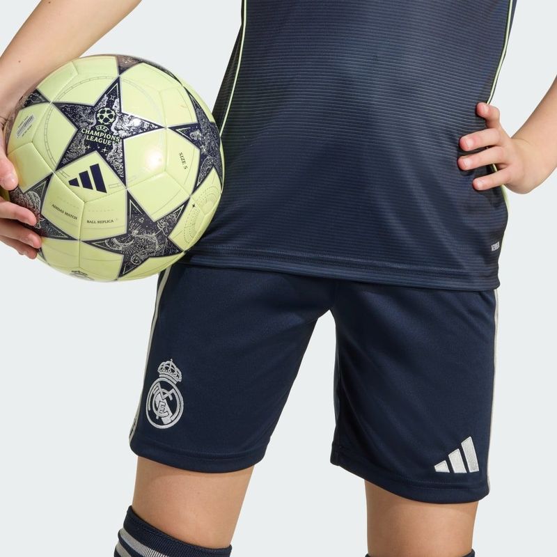 Korte Broeken - Away - Blauw - Polyester - Real Madrid 2025-2026
